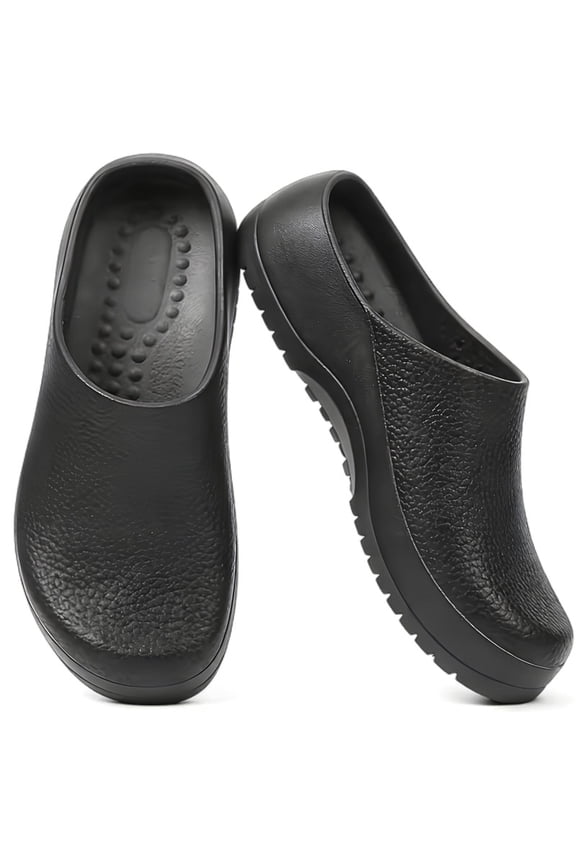 Comfort Garden Shoes for Women Men with Arch Support Lightweight Non-Slip Sole Waterproof Garden Clogs Shoes with Massage Footbed Slip On Slide Sandals for Outdoor Beach
