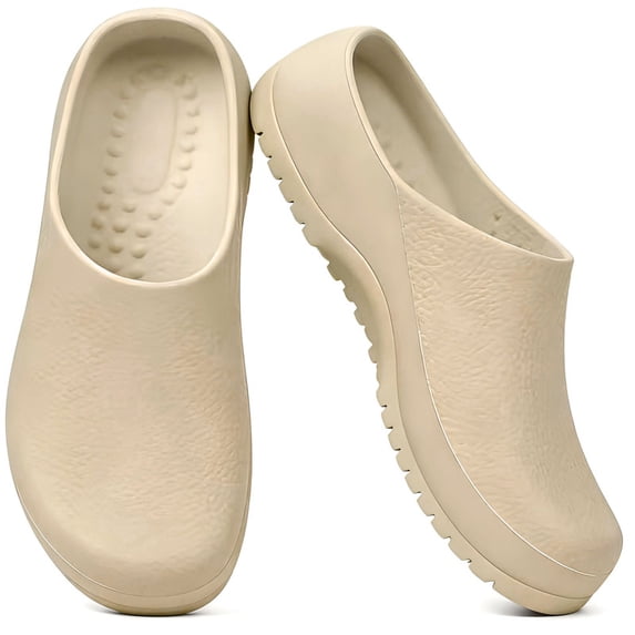 Knivor Comfort Garden Shoes for Women Men with Arch Support Lightweight Non-Slip Sole Waterproof Garden Clogs Shoes with Massage Footbed Slip On Slide Sandals for Outdoor Beach