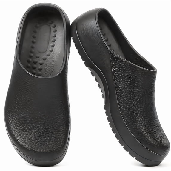 Knivor Comfort Garden Shoes for Women Men with Arch Support Lightweight Non-Slip Sole Waterproof Garden Clogs Shoes with Massage Footbed Slip On Slide Sandals for Outdoor Beach