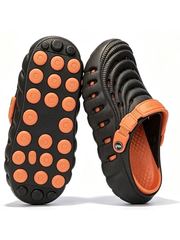 Garden Clogs for Men Women Sporty Foam Runner Cloud Slides with Massage Footbed Garden Clogs Shoes Breathable Indoor Outdoor Beach Shower Water Shoes