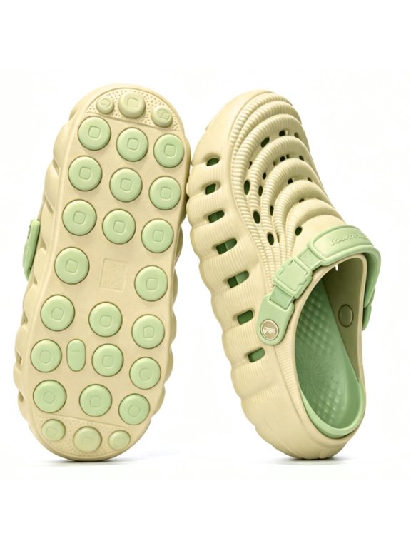 Garden Clogs for Men Women Sporty Foam Runner Cloud Slides with Massage Footbed Garden Clogs Shoes Breathable Indoor Outdoor Beach Shower Water Shoes