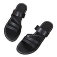 thumbnail image 1 of Knivor Open Toe Multi-Strap Braided Flat Sandals for Women Comfort Slip On Gladiator Style Sandals for Summer Beach Vacation & Casual Wear, 1 of 1