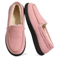 thumbnail image 1 of Knivor Plush Fuzzy Women's Slippers Cozy Warm Slip-On Winter House Slippers for Women Non Slip Rubber Sole Loafers Indoor Outdoor Moccasin Slippers Winter Daily Wear, 1 of 9