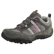 Knixmax Unisex Hiking Shoes, Grey/Pink, Women 5 / Men 3