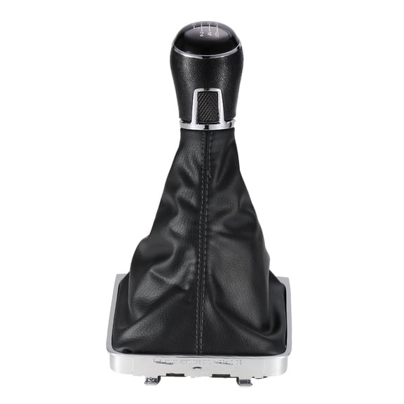 Knob 6 Speed Gear Shift Knob Leather Boot Replacement for B7 2011-2015