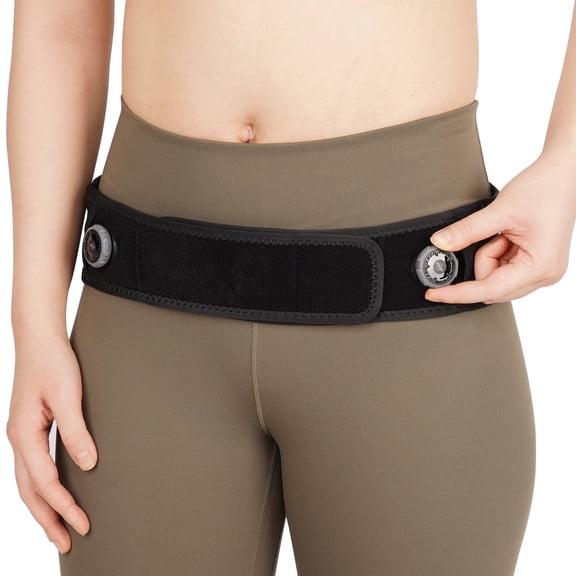 Knob Adjustable Sacroiliac SI Joint Hip Belt Brace for Women and Men - Compression Pelvic Belt Support for Lower Back, Hip, Sciatica, Pelvic Pain - M