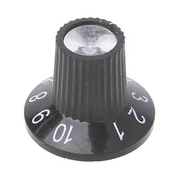 Knob Button Guitar Amplifier AMP Tone Control Knob Skirted Aluminum For F