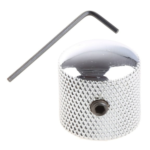 Knob Button Tone Dome Knob For Guitar Bass FD Metal Chrome