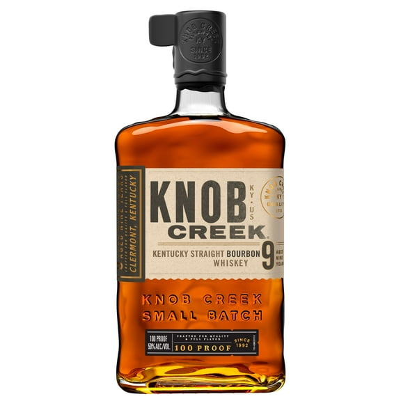 Knob Creek Small Batch Straight Bourbon Aged 9 YR, 750 ml Bottle, 50% ABV