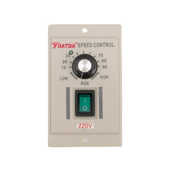 Knob Dc Motor Speed Controller Ac 220V Input, Dc 220V Output, 400W Max Speed Regulator Forword Backword Motor Speed Controller