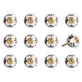 thumbnail image 1 of Knob-It Vintage Cabinet Drawer Knobs 12-Piece 3 Inch Colorful Hand Painted, 1 of 4