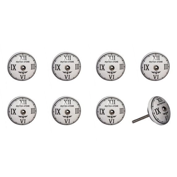 Knob-It Vintage Cabinet and Drawer Knobs 8-Piece Hand Painted 5-Inch Bohemian Charm