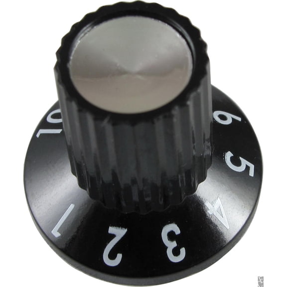 Knob - Original Fender, Princeton 65 DS, Black Rotary 180