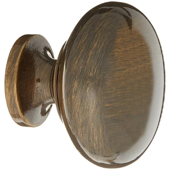 Knob Round Hollow Solid Brass-US5