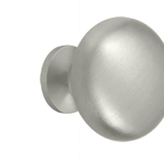 Knob Round Solid- Satin Nickel - Solid
