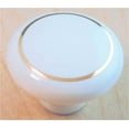 thumbnail image 1 of Ultra Hardware 2 Packs Knob Wht/Gld 1.25", 1 of 2