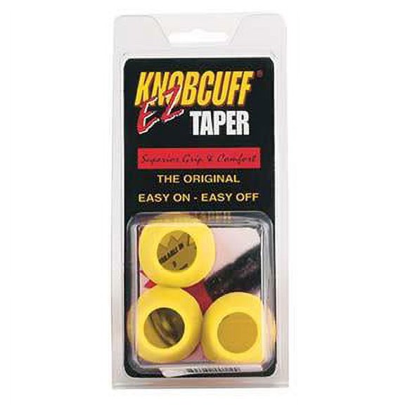 Knobcuff EZ Taper-Color:Yellow,Quantity:Pack of 3