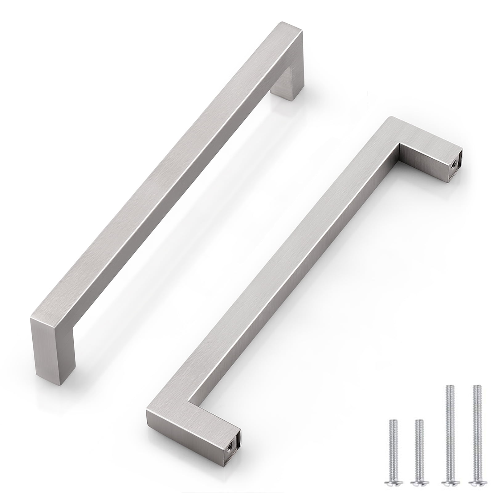 Knobelite 5 Pack Stainless Steel Kitchen Cabinet Handles Hole Centers 7 ...