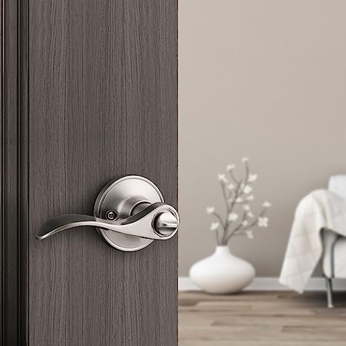 Knobonly Keyed Alike Door Locks with Keys, Exterior Door Handles with