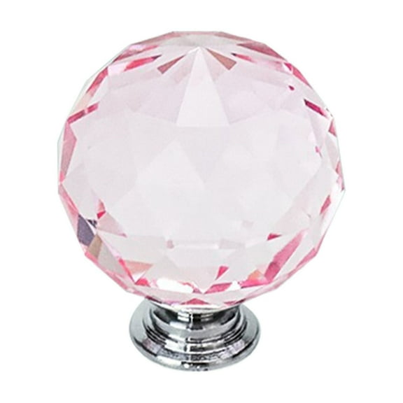Knobs For Dresser 30mm Round Glass Pull Handle Knob with Alloy Base Sparkling Cabinet Drawer Cupboard Wardrobe Hardware Dresser Knobs