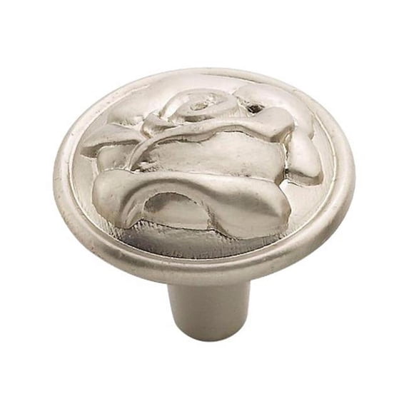 Knobware C3518 Rose Knob 1 in. Satin Nickel