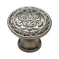 thumbnail image 1 of Knobware C5178 Vintage American Knob 1.12 in. Diameter Midieval Muted Nickel, 1 of 2