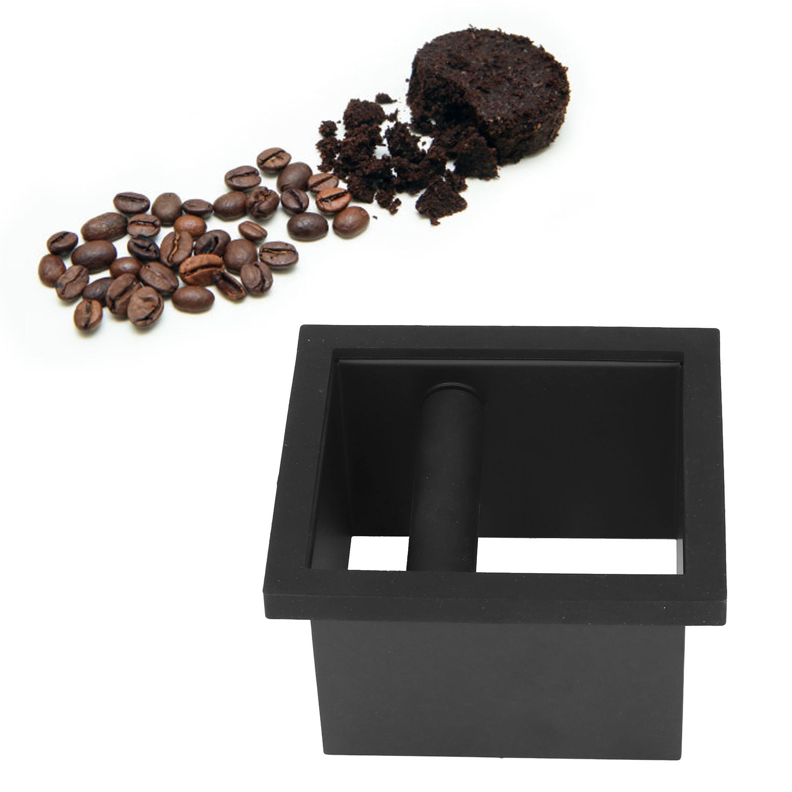 Knock Box, Stainless Steel Coffee Grind Knock Box With Removable Knock