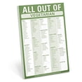 thumbnail image 1 of Knock Knock All Out Of Pad (Vegetarian), Vegetarian Shopping List Note Pad, 1 of 1