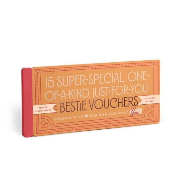 Fill in the Love Vouchers Fill in the Love Bestie Vouchers, Book of 15 Best Friend Coupons, (Hardcover)