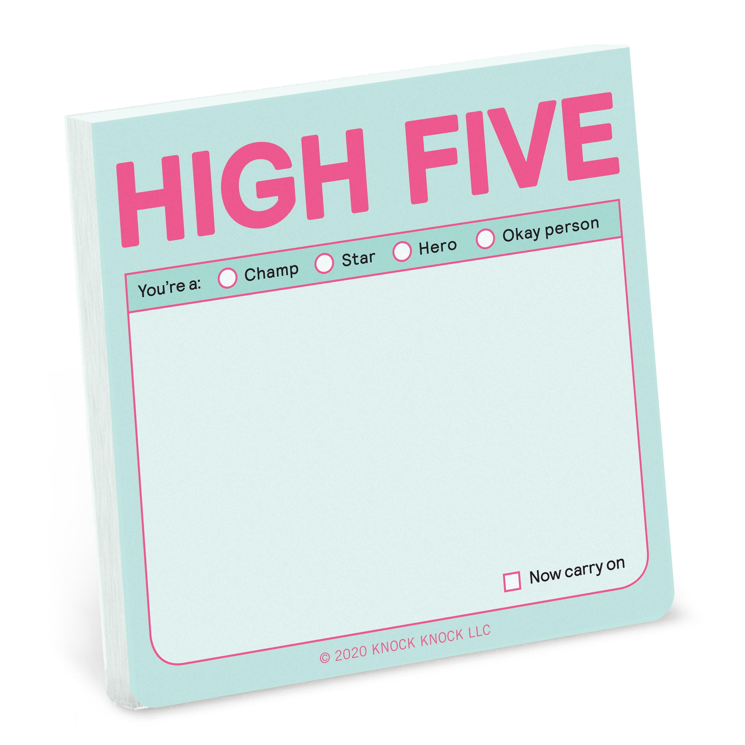 Knock Knock High Five Sticky Notes (Pastel Edition) - Walmart.com