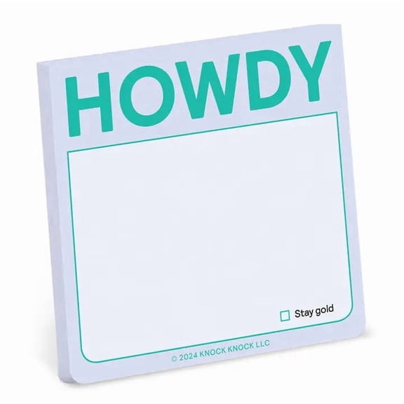 Knock Knock Howdy Sticky Notes