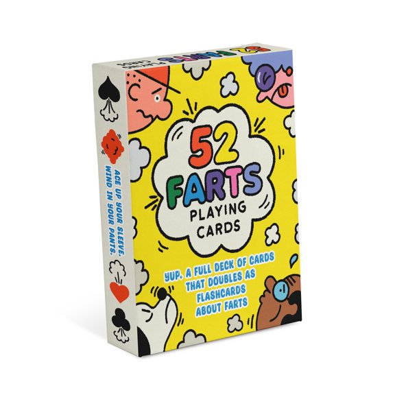 52 Farts Playing Cards : Yup, a Full Deck of Cards That Doubles As Flashcards About Farts
