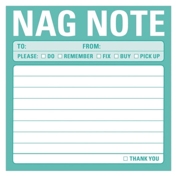 Knock Knock Nag Note Sticky Notes