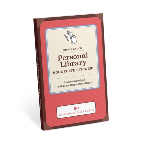 Knock Knock Personal Library Kits Personal Library Bookplate Stickers, (Hardcover)