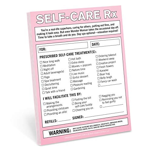 Pre-Owned Knock Knock Self-Care Rx Nifty Note Paperback