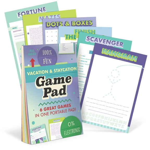 Knock Knock On-The-Go Game Pads: Vacation & Staycation On-The-Go Game Pad, Vacation & At-Home Activity Book for Kids (General merchandise)