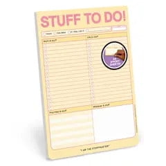 Knock Knock Stuff To Do Big & Sticky Notepad