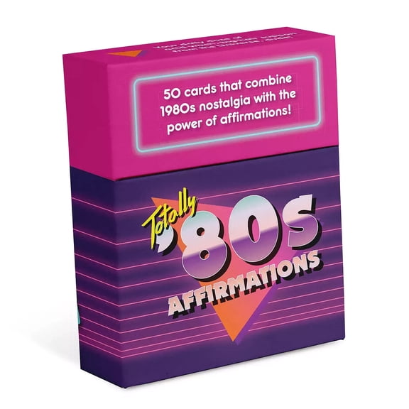 Knock Knock Totally 80s Affirmations Card Deck by Knock Knock Cards Book