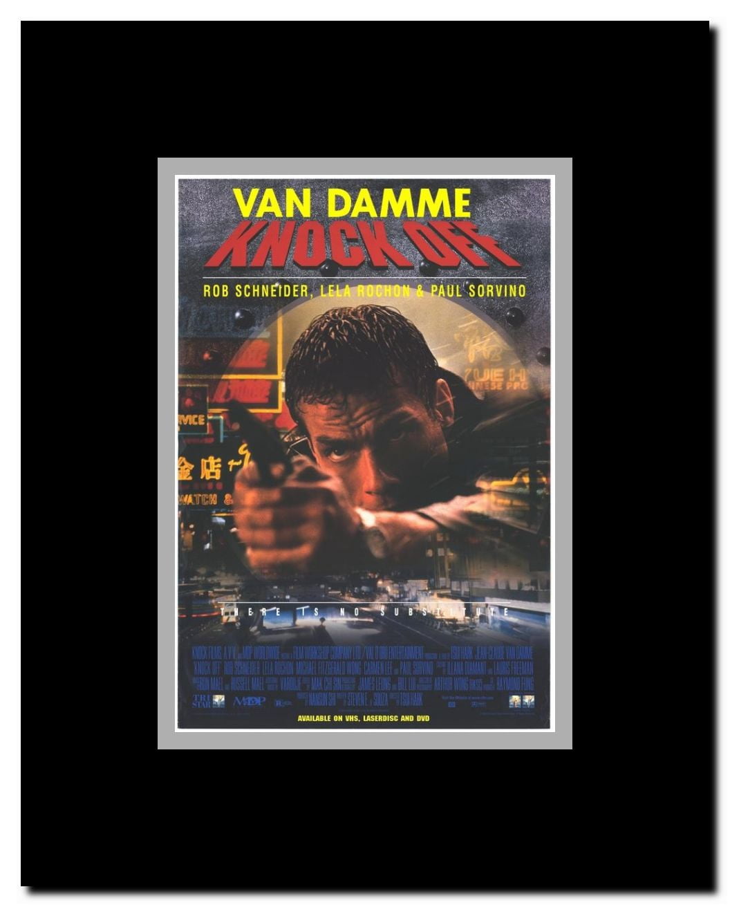 Knock Off Framed Movie Poster