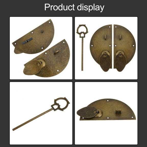 Knock Pull Latch Handle Chinese Style Door Furniture Hardware With Bolts