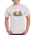 thumbnail image 1 of Knock The Door T-Shirt Men -Ali Ghanaat Designs, Male 4X-Large, 1 of 4