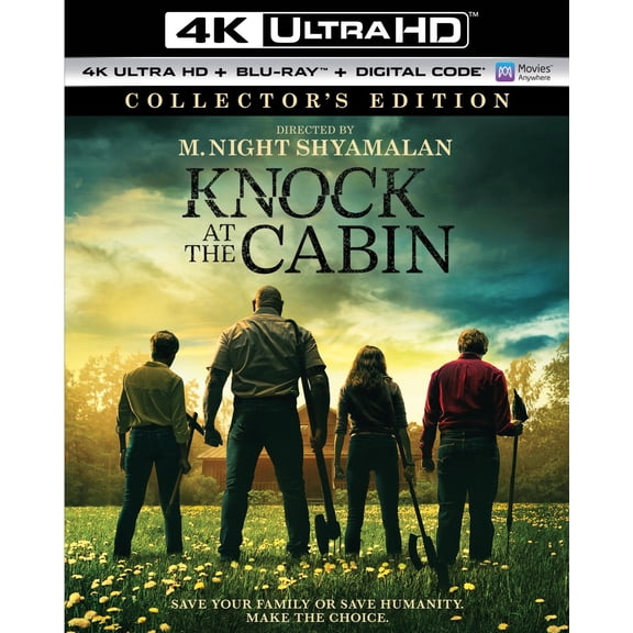 Knock at the Cabin (4K Ultra HD + Blu-ray + Digital Copy)