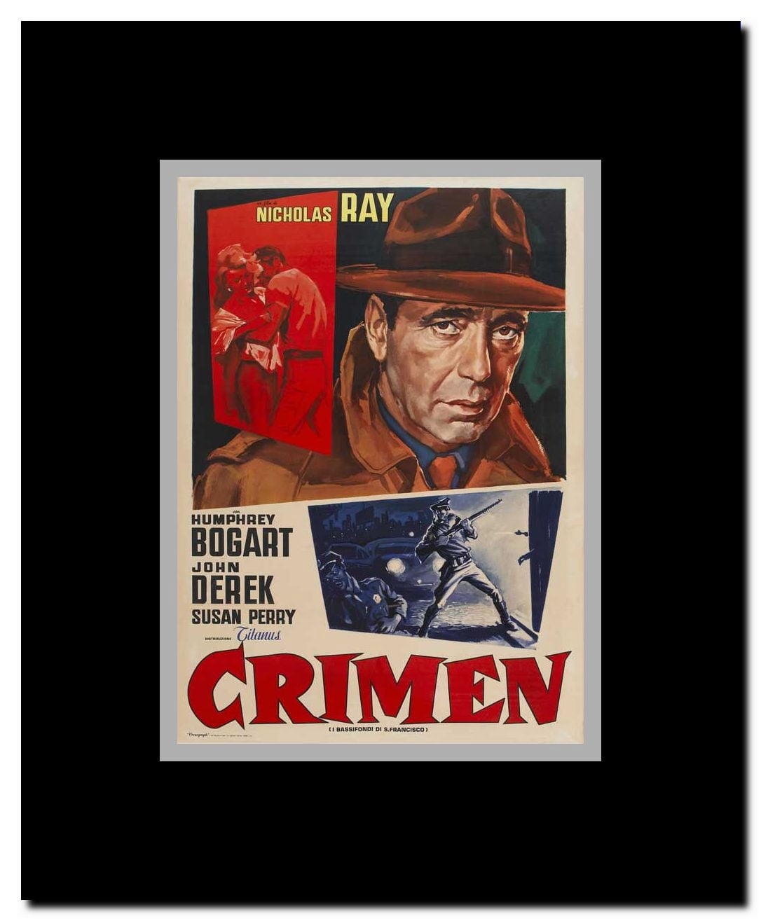 Knock on Any Door Framed Movie Poster