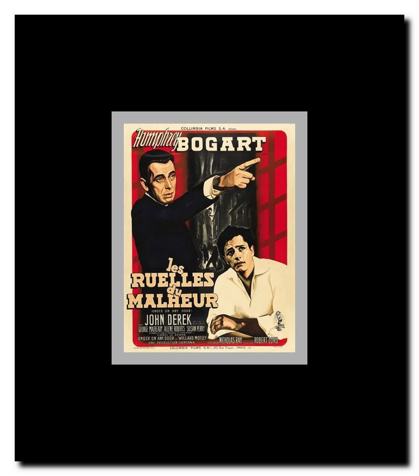 Knock on Any Door Framed Movie Poster