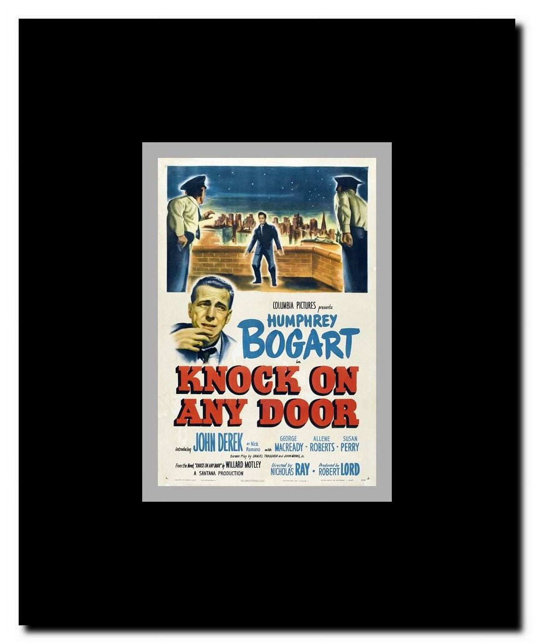 Knock on Any Door Framed Movie Poster