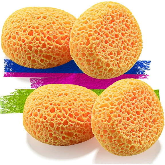 Knockdown Texture Sponge, Wall Patch, Drywall Patch/Repair, Texture Patch Sponge, Home Decor Sponge for DIY Painting Ceiling Wall Texture - 4 Pcs