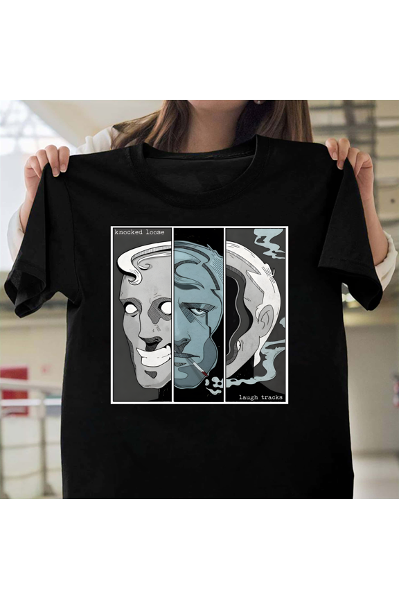 Knocked Loose Laugh Tracks Hardcore Punk Metalcore Band Music Album Merch V1130024 Unisex T-Shirt, Size Up to 5XL
