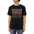 thumbnail image 1 of Knocked Music Loose Shirt Men's Short Sleeve Crew Neck Casual Fashion Cotton Tops, 1 of 4