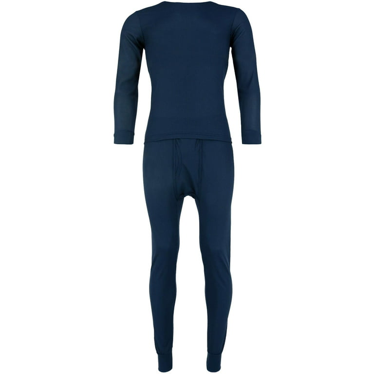 Ventana Men's Fleece Thermal Underwear Sets Ultra Soft Long Johns Base  Layer Top and Pants 