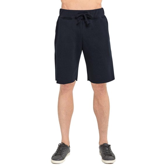 Men's Heavyweight Cotton Fleece Lining Workout Shorts M, Black